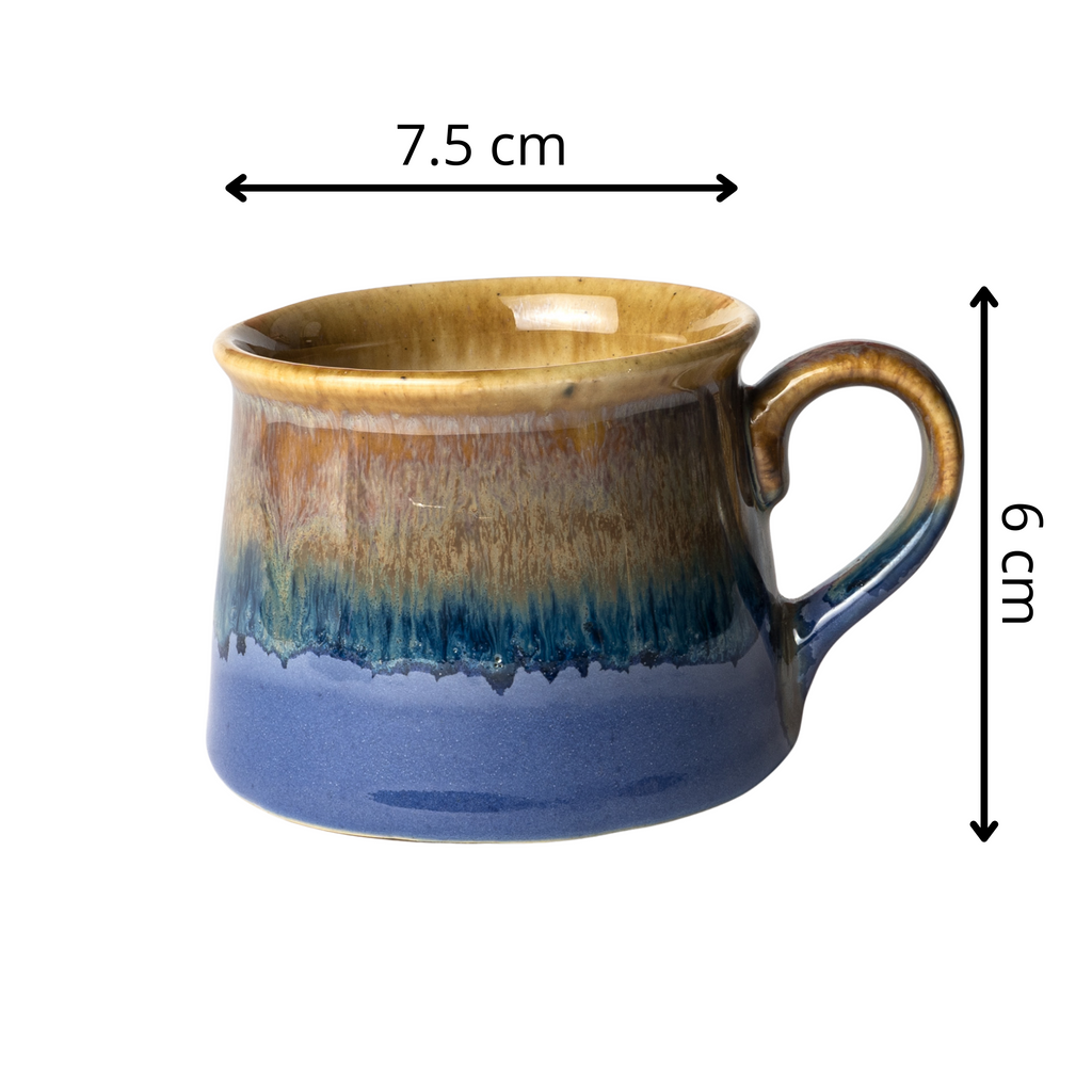 Decokrafts Ocean Blue Tea Mugs