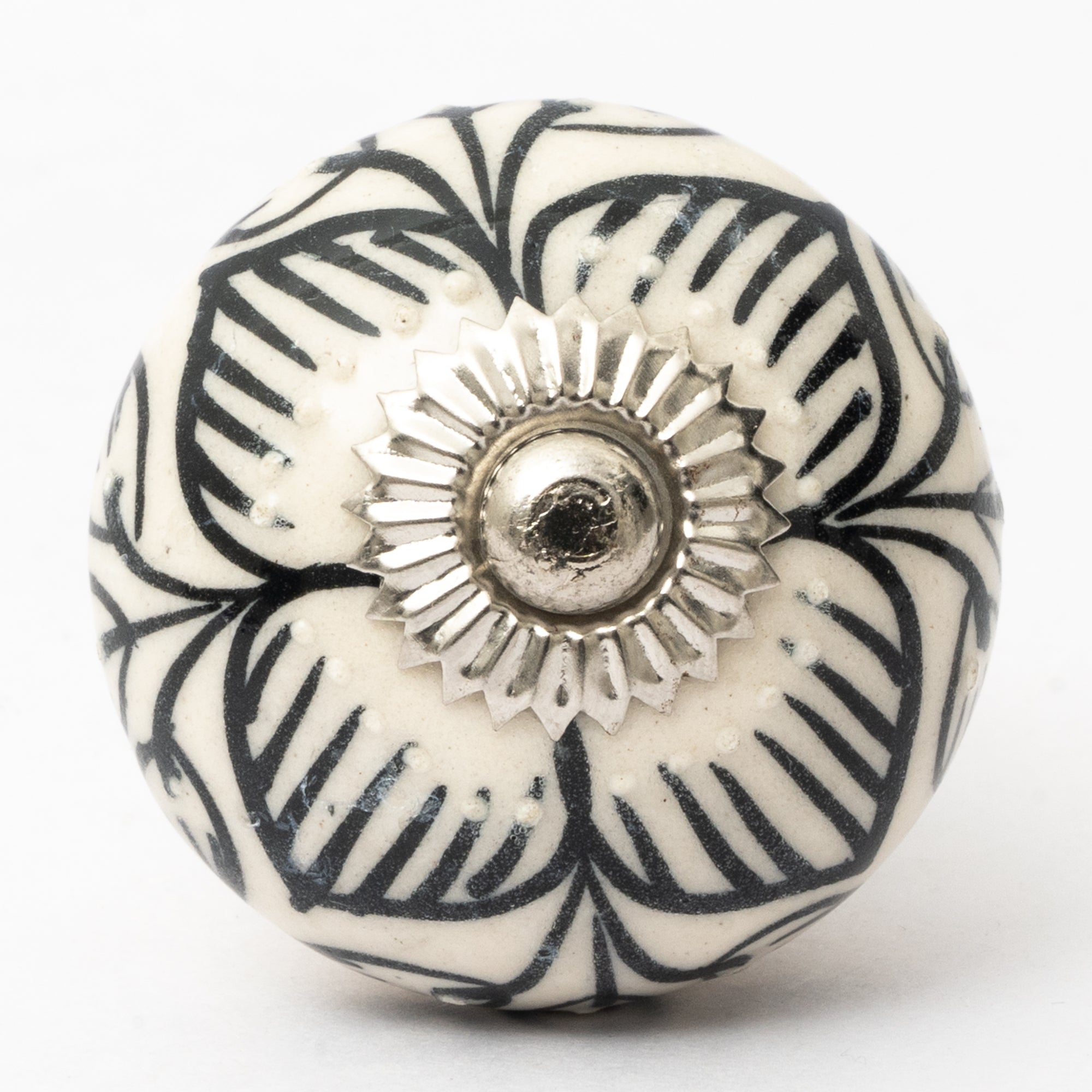 The Big Flower Ceramic Knob - Set Of 6