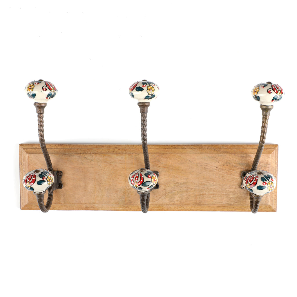 Storage Hooks on Board with Hardware for the Entryway freeshipping - Decokrafts Store