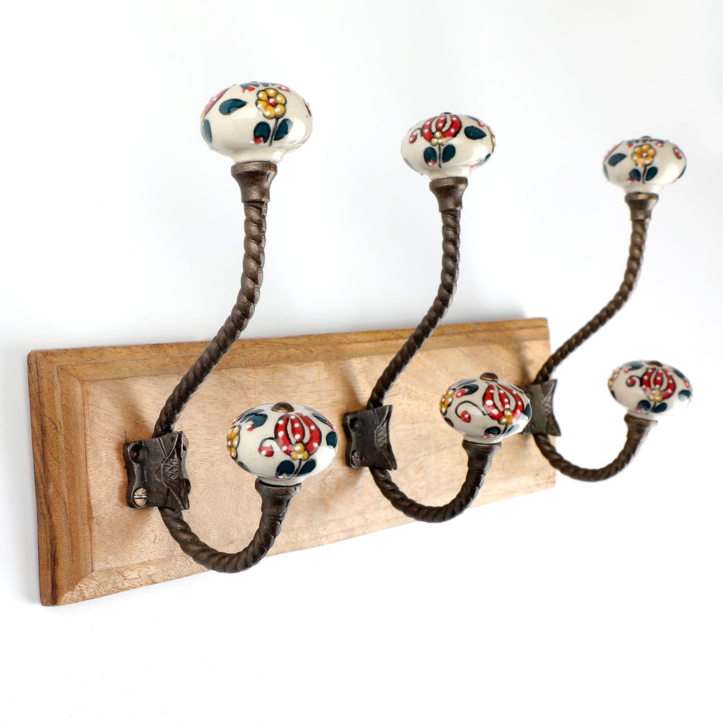 Storage Hooks on Board with Hardware for the Entryway freeshipping - Decokrafts Store