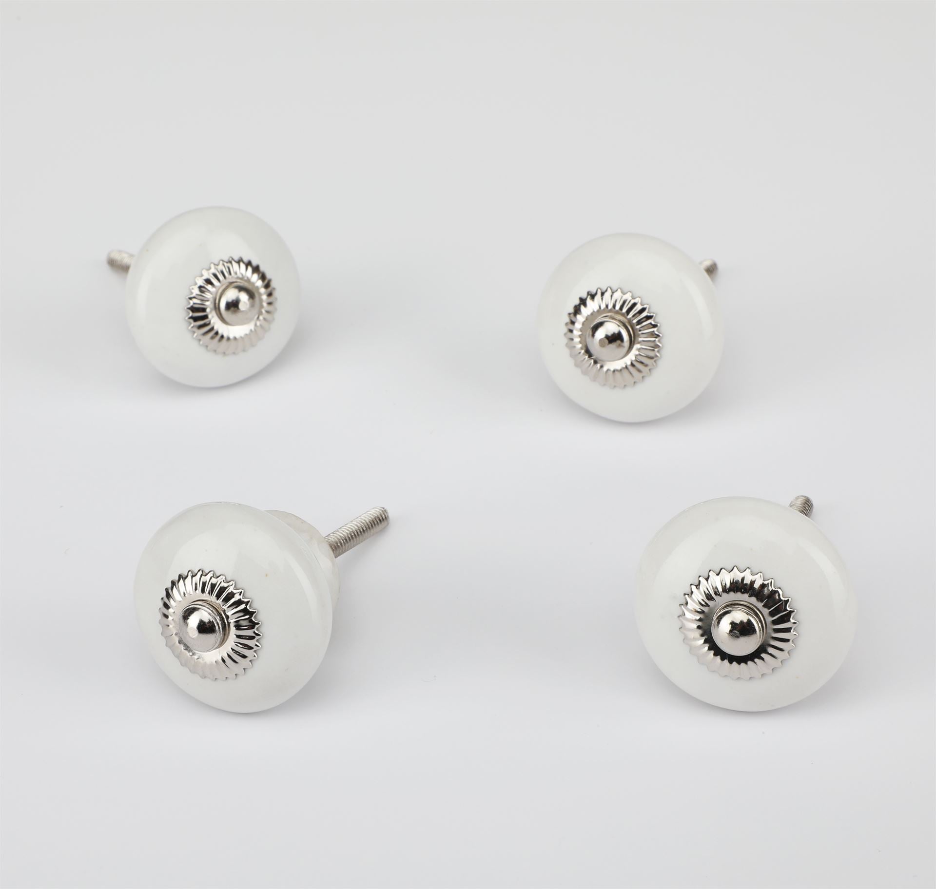 Moon Pearl Ceramic Knob - Set Of 6 freeshipping - Decokrafts Store