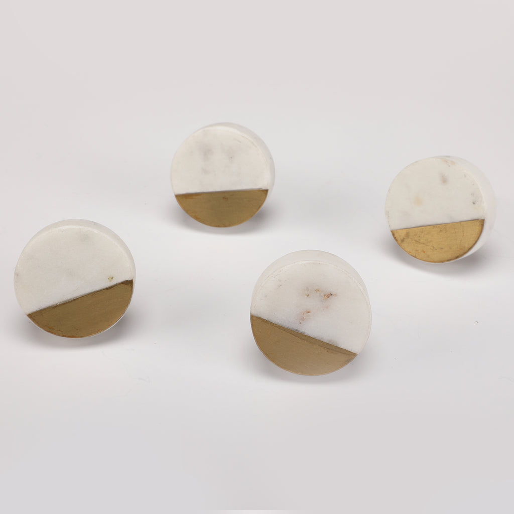 Golden Marble Bite Ceramic knob - Set Of 6 freeshipping - Decokrafts Store