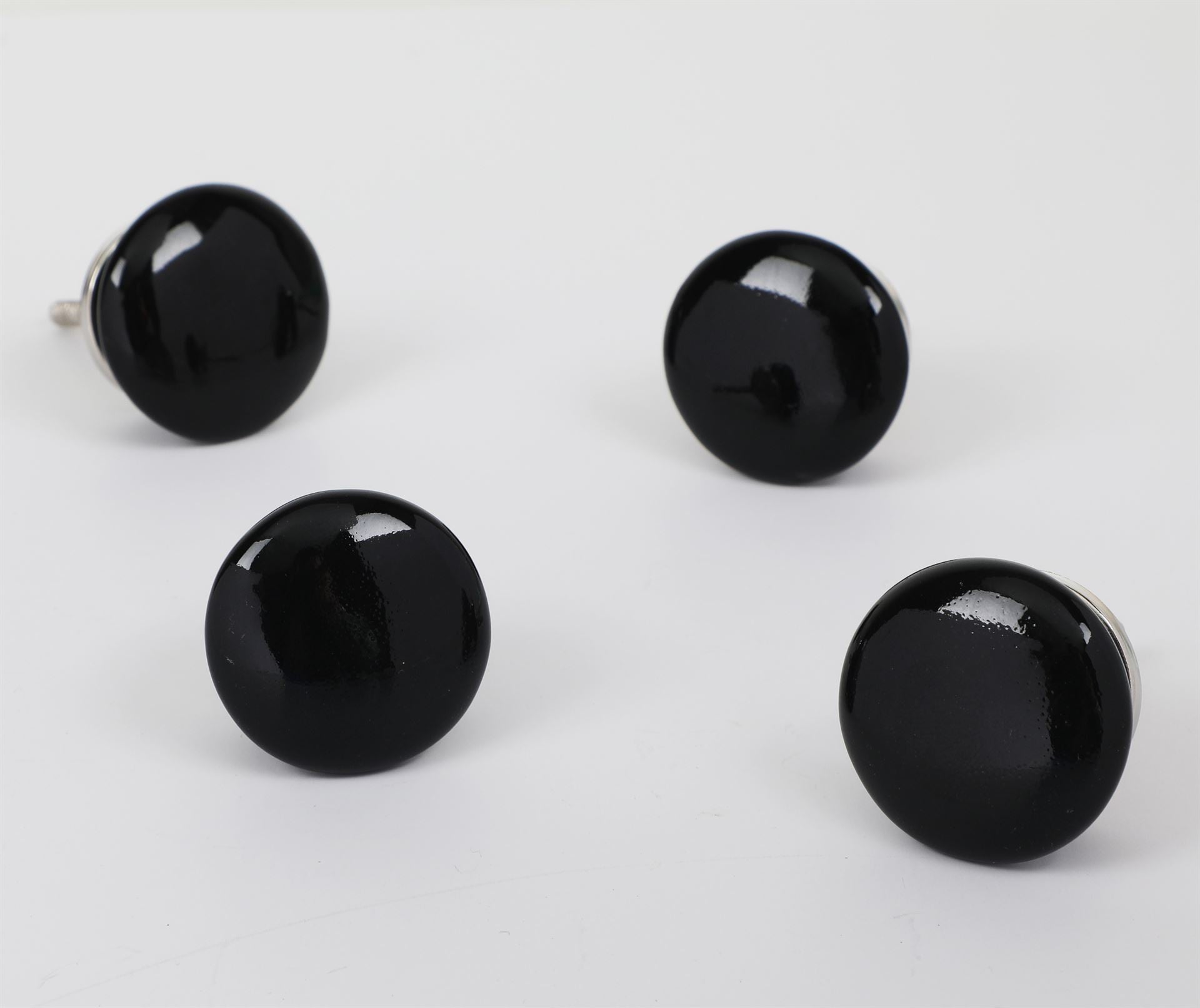 Black Ovi Ceramic Knob - Set Of 6 freeshipping - Decokrafts Store