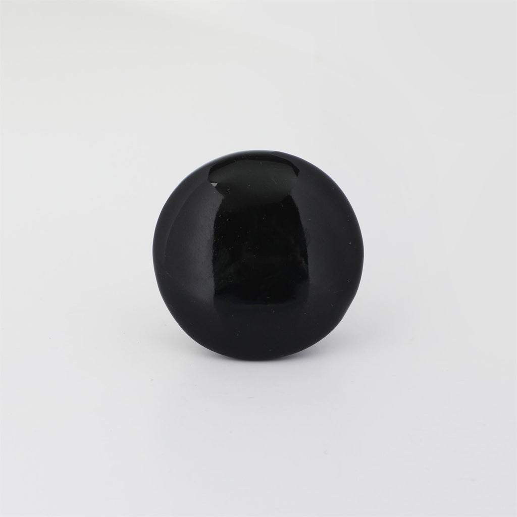 Black Ovi Ceramic Knob - Set Of 6 freeshipping - Decokrafts Store