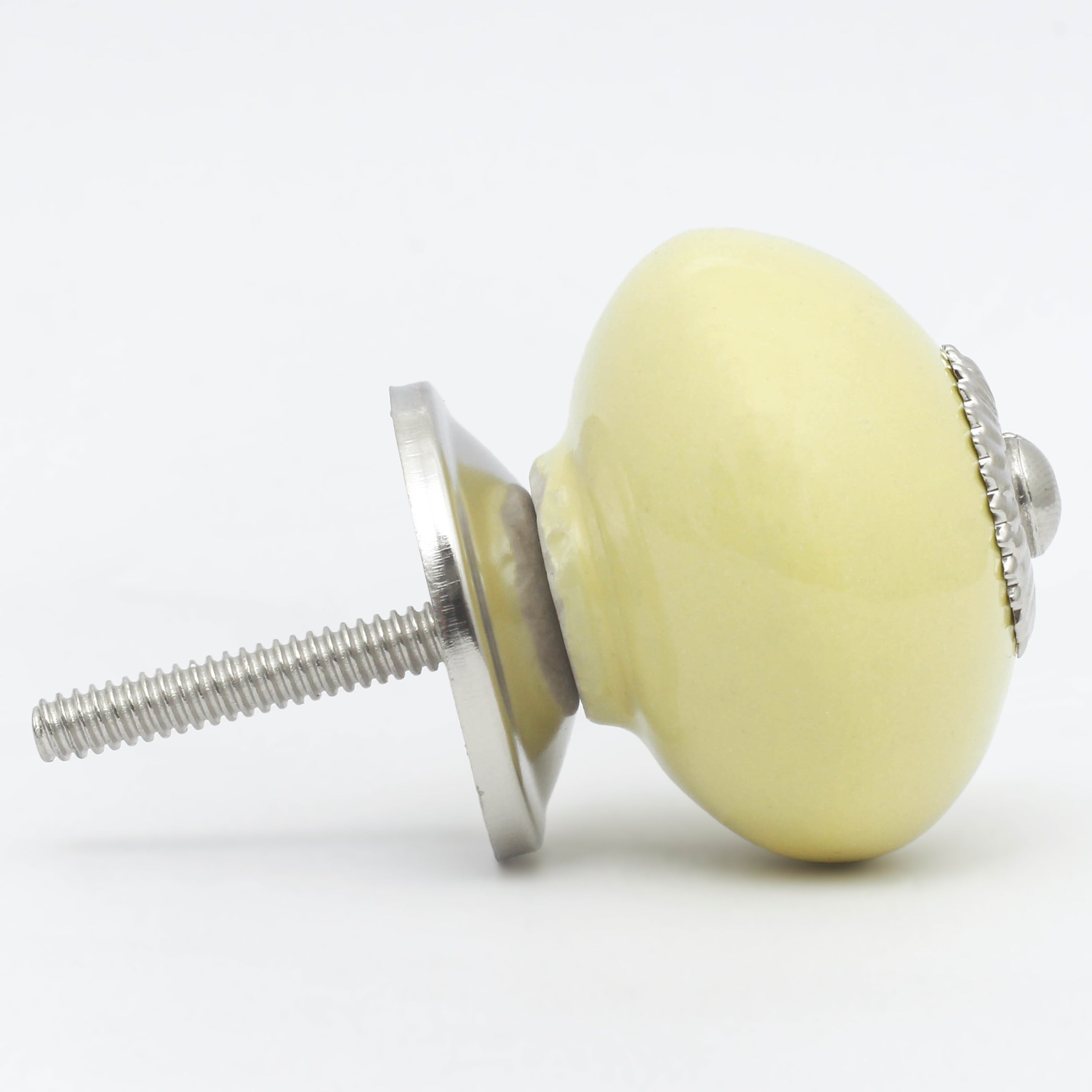 Lemon Yellow Tomato Ceramic Knobs - Set Of 6 freeshipping - Decokrafts Store