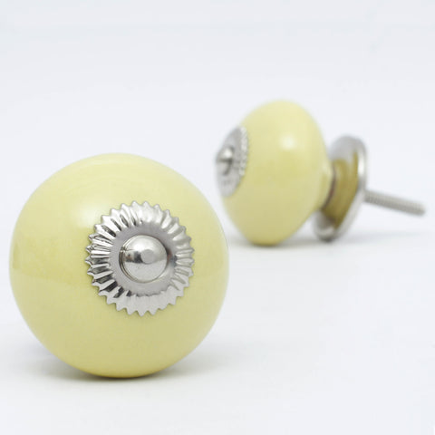 Lemon Yellow Tomato Ceramic Knobs - Set Of 6 freeshipping - Decokrafts Store