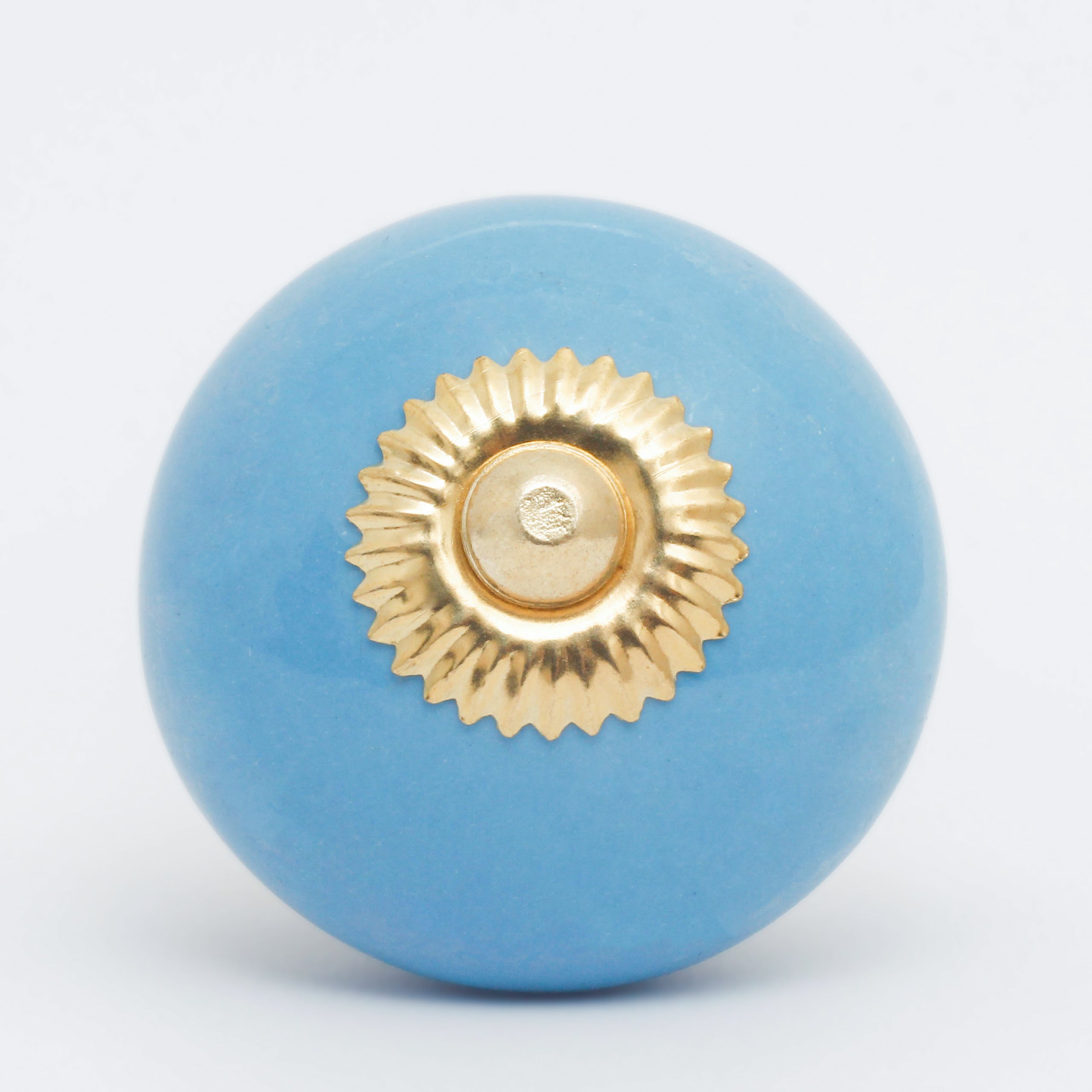 Sky Blue Tomatoes Ceramic Knob - Set Of 6 freeshipping - Decokrafts Store