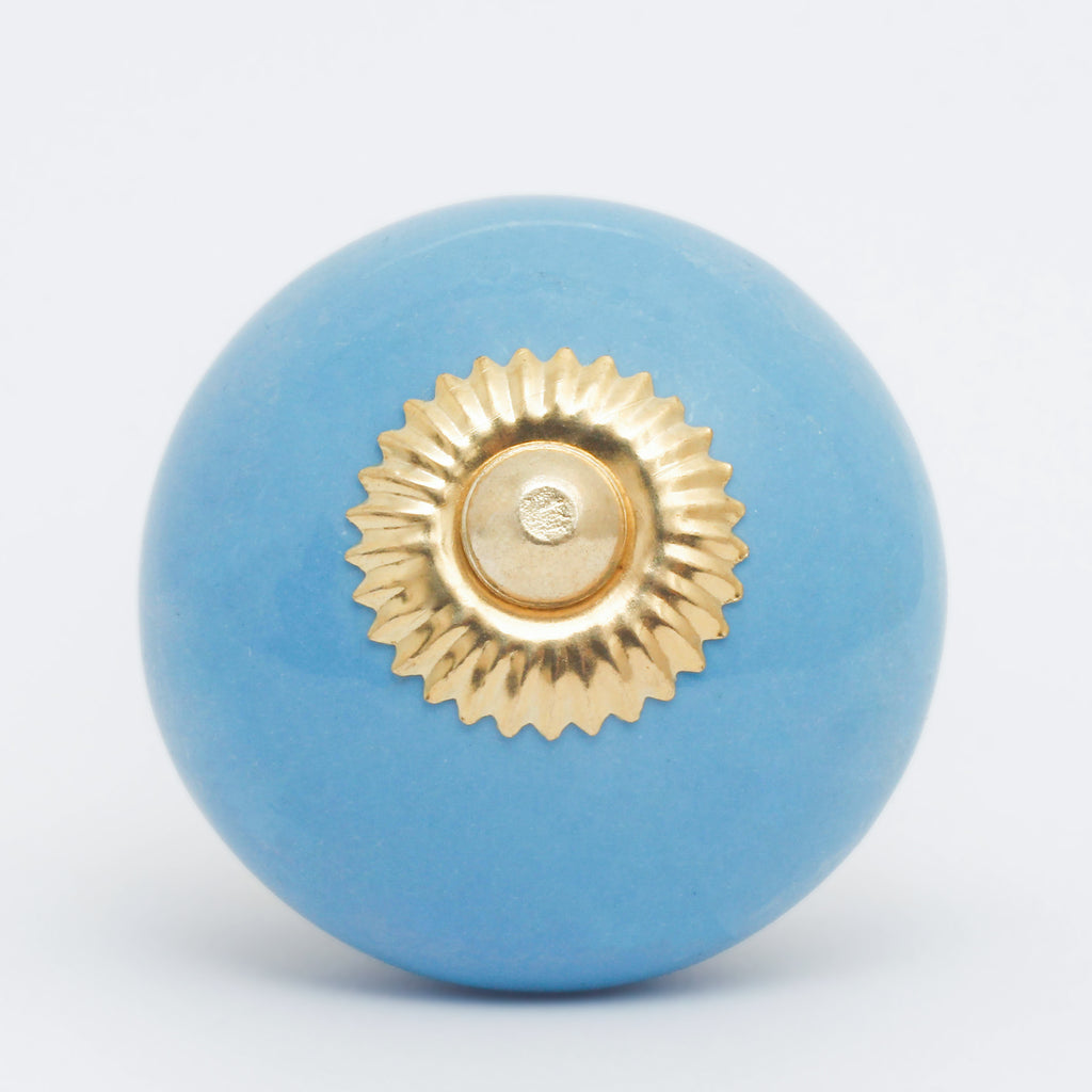 Sky Blue Tomatoes Ceramic Knob - Set Of 6 freeshipping - Decokrafts Store