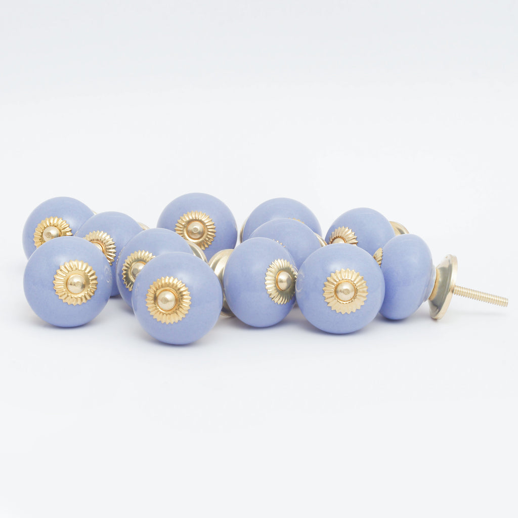 Off Blue Tomatoes Ceramic Knobs freeshipping - Decokrafts Store