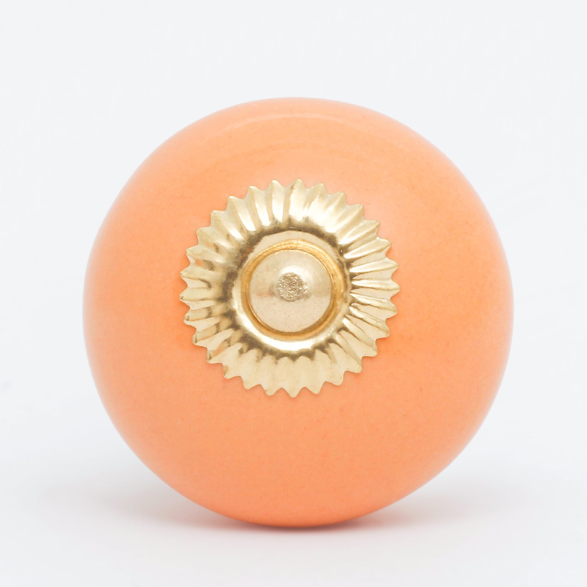 Off Orange Tomatoes Ceramic Knobs - Set Of 6 freeshipping - Decokrafts Store