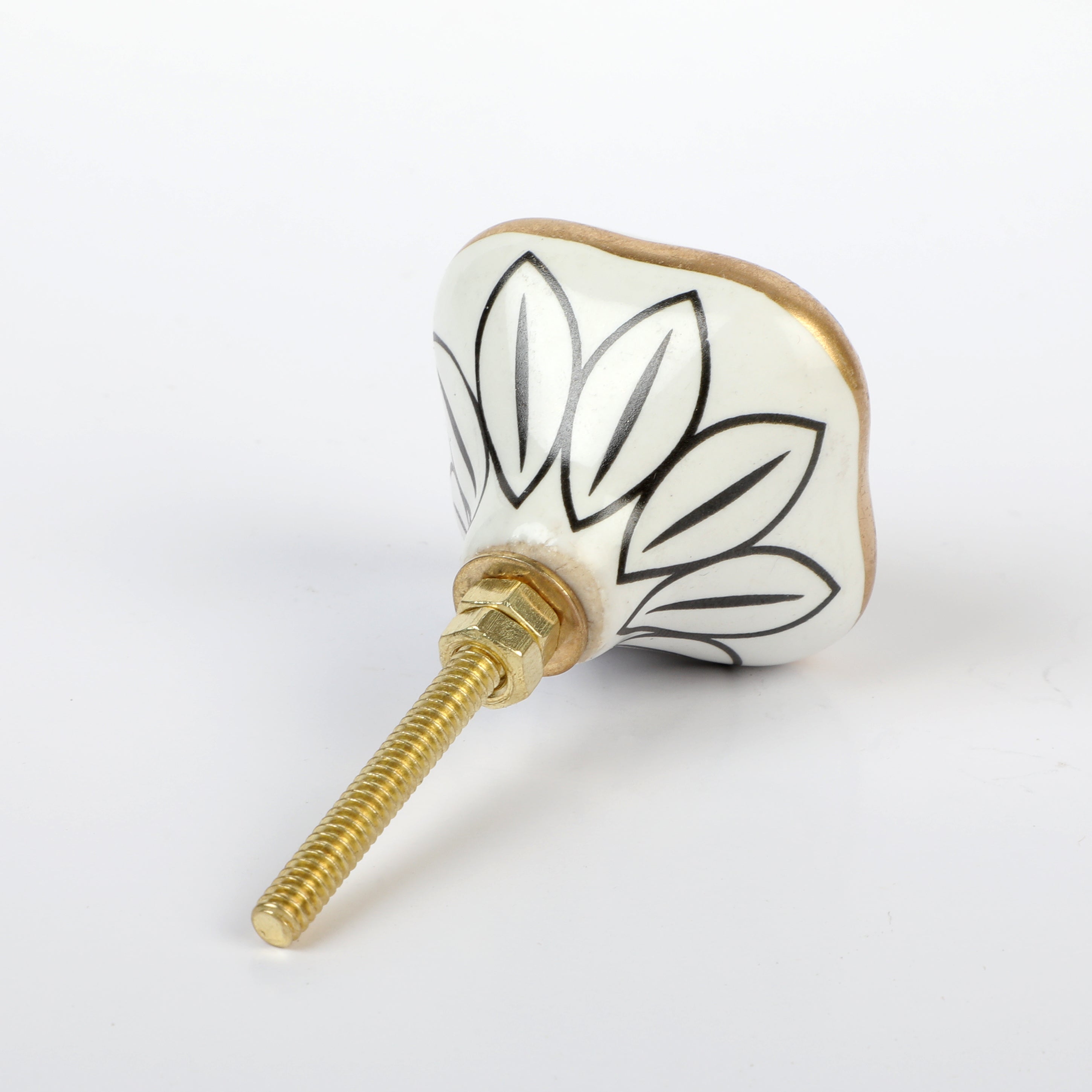 Dandelion Luxuals Ceramic Knobs - Set Of 6 freeshipping - Decokrafts Store