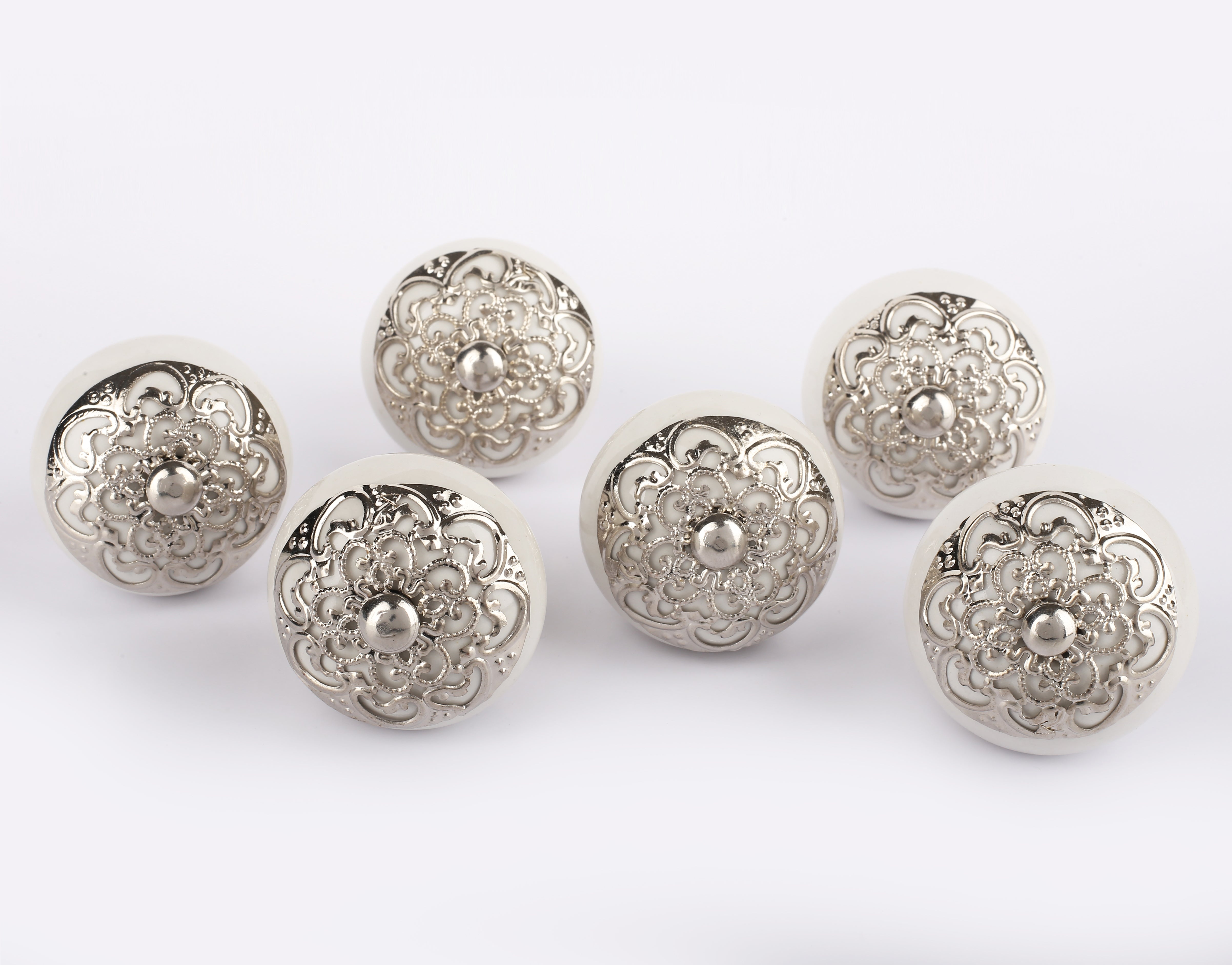 Ripplere Ceramic Knobs - Set Of 6 freeshipping - Decokrafts Store