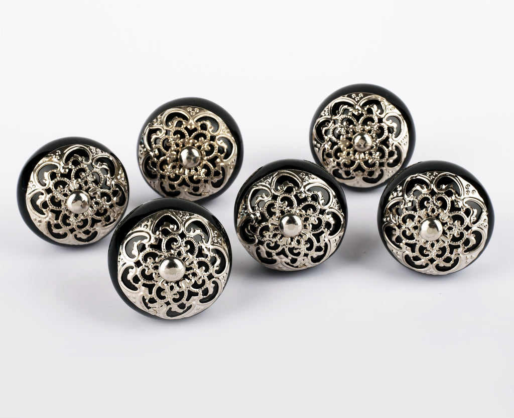 Blackgree Ceramic Knobs - Set Of 6 freeshipping - Decokrafts Store