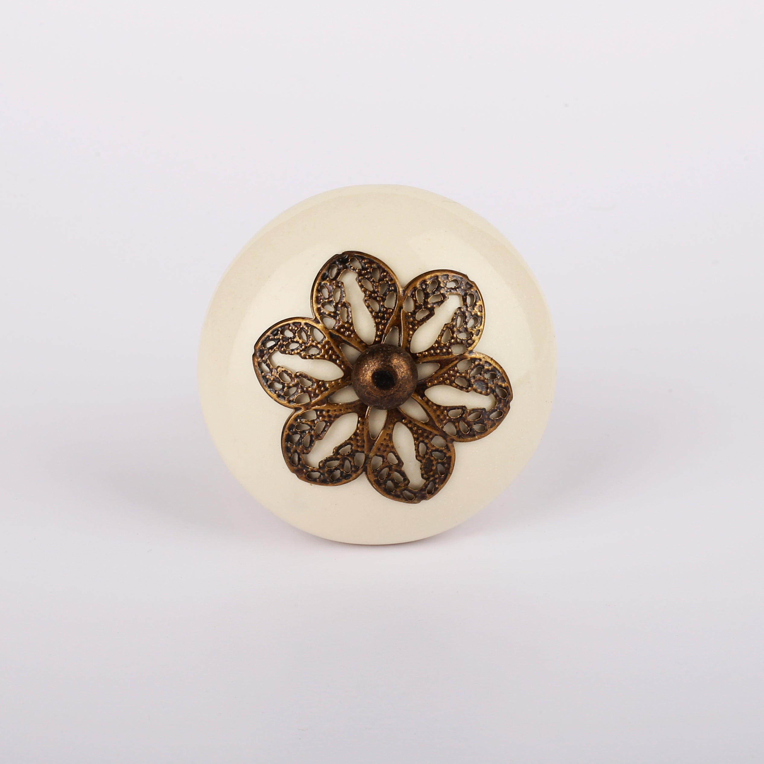 Miniflower Ceramic Knobs - Set Of 6 freeshipping - Decokrafts Store