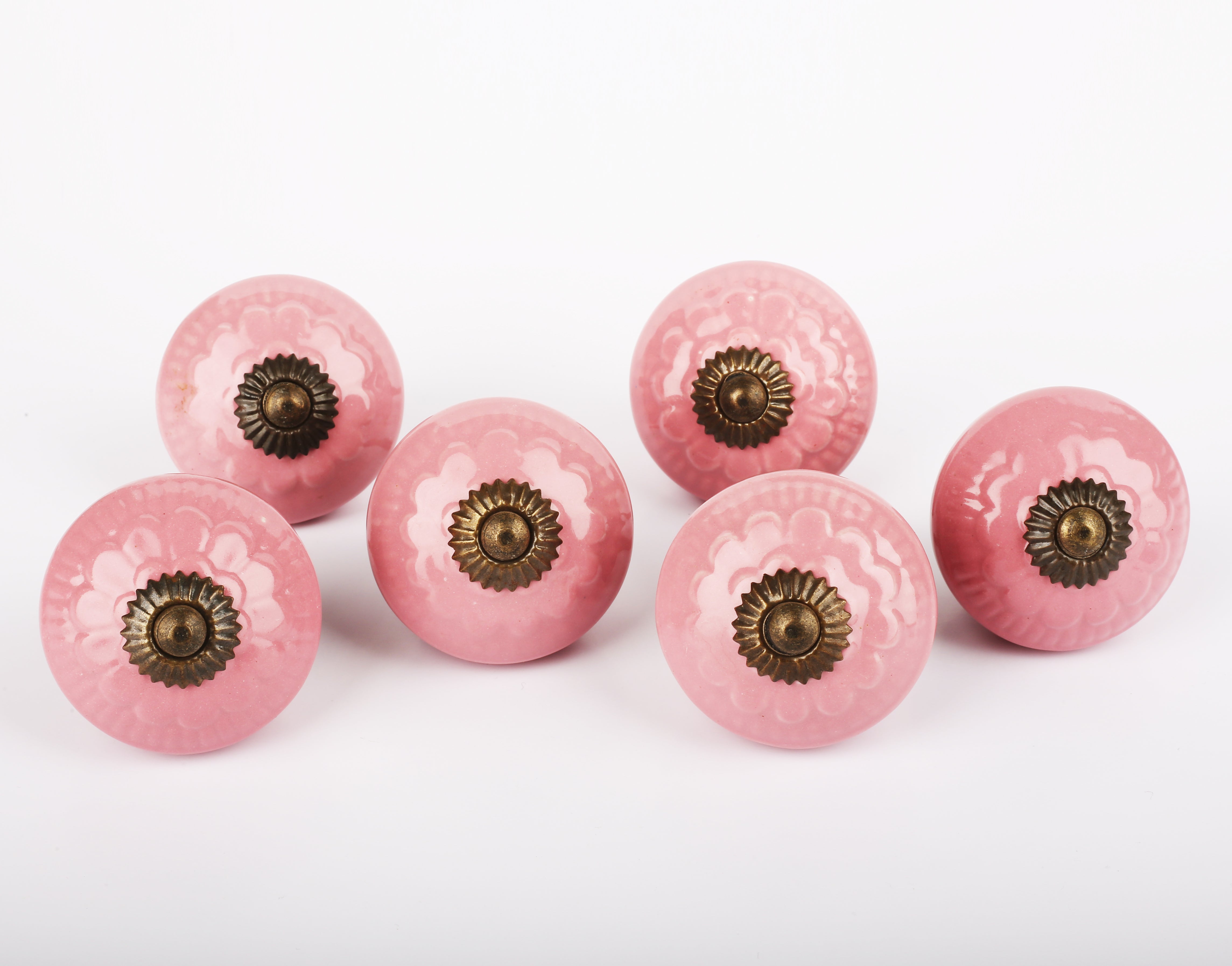 Pinkflud Ceramic Knobs - Set Of 6 freeshipping - Decokrafts Store