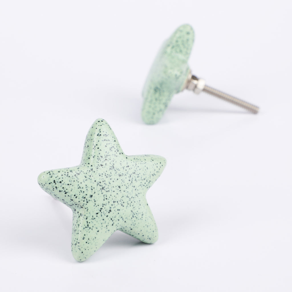 Bigocean Star Ceramic Knob - Set Of 6 freeshipping - Decokrafts Store