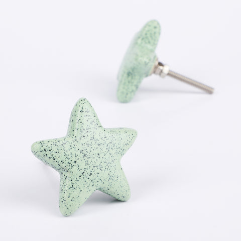 Bigocean Star Ceramic Knob - Set Of 6 freeshipping - Decokrafts Store