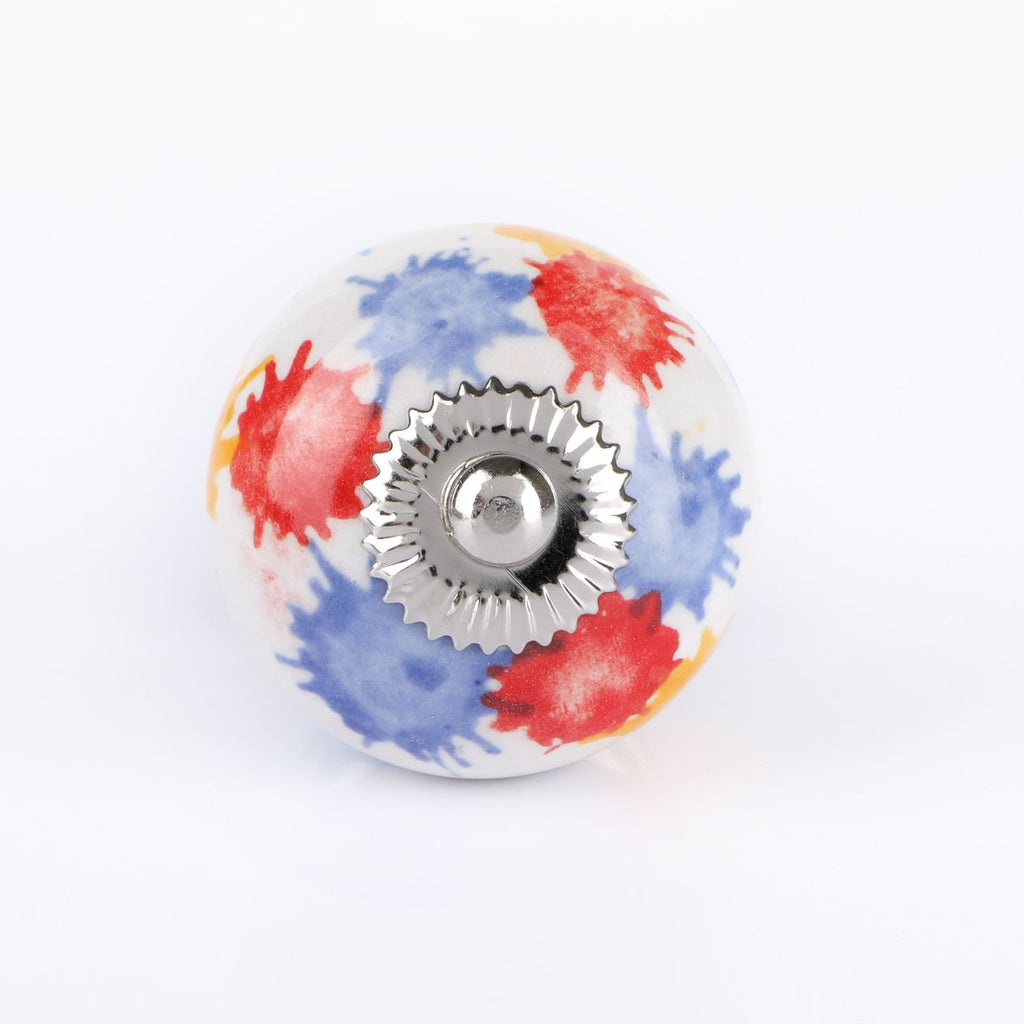 Color Splash Ceramic Knob - Set of 6 freeshipping - Decokrafts Store