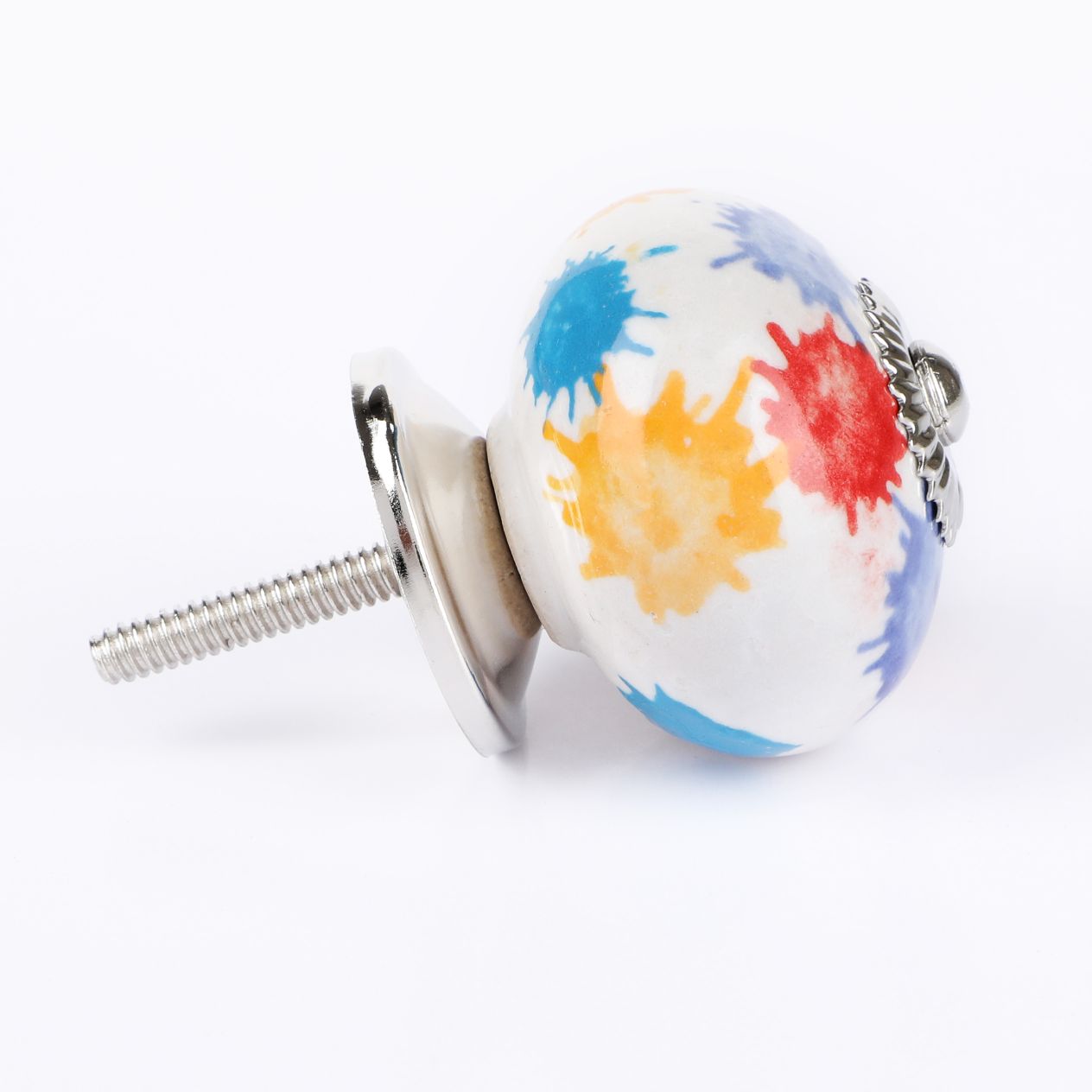 Color Splash Ceramic Knob - Set of 6 freeshipping - Decokrafts Store