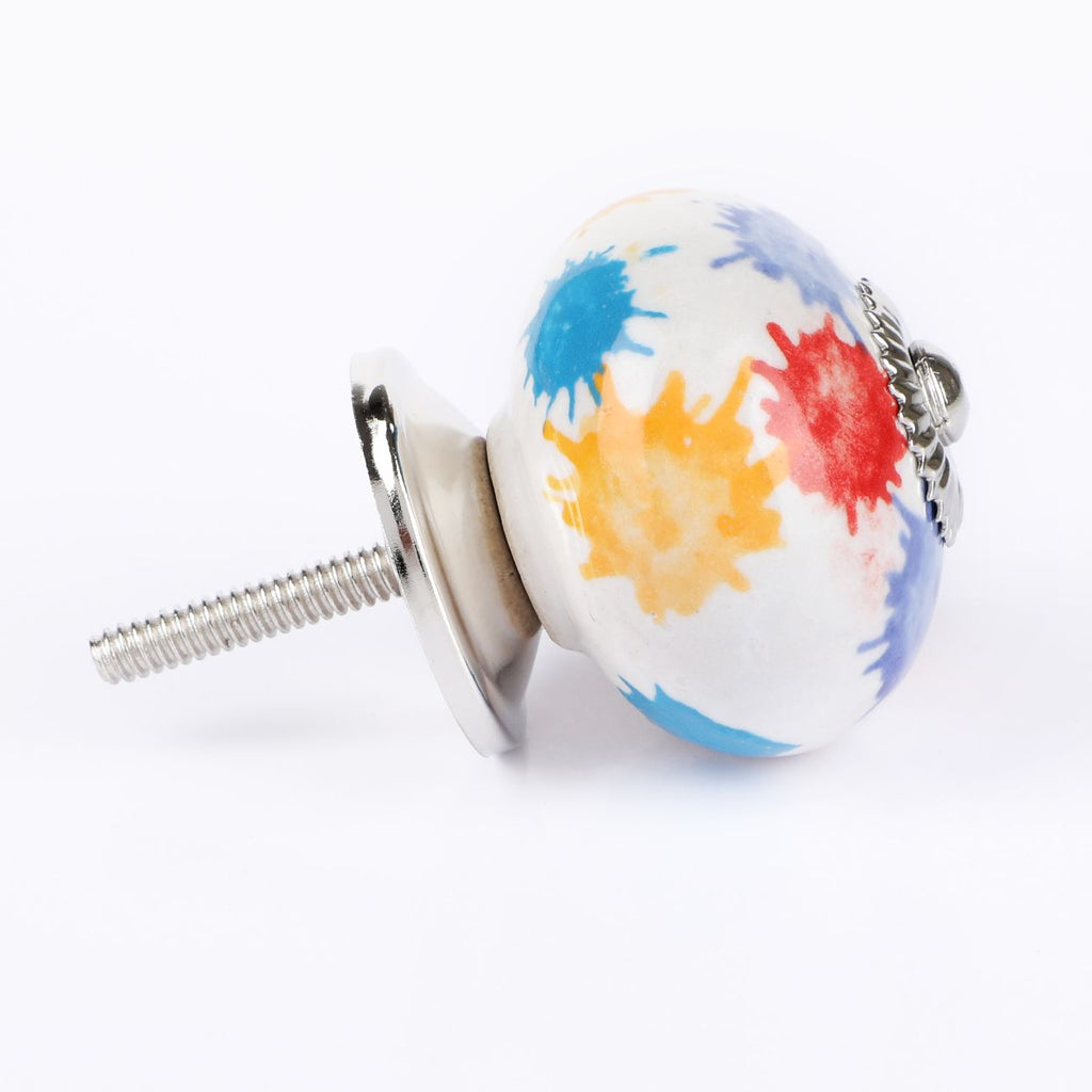 Color Splash Ceramic Knob - Set of 6 freeshipping - Decokrafts Store