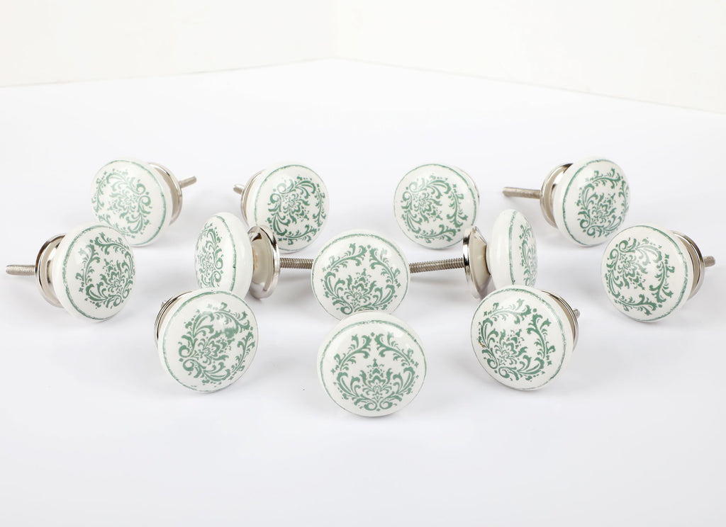 Tragic Ceramic Knob - Set Of 6 freeshipping - Decokrafts Store