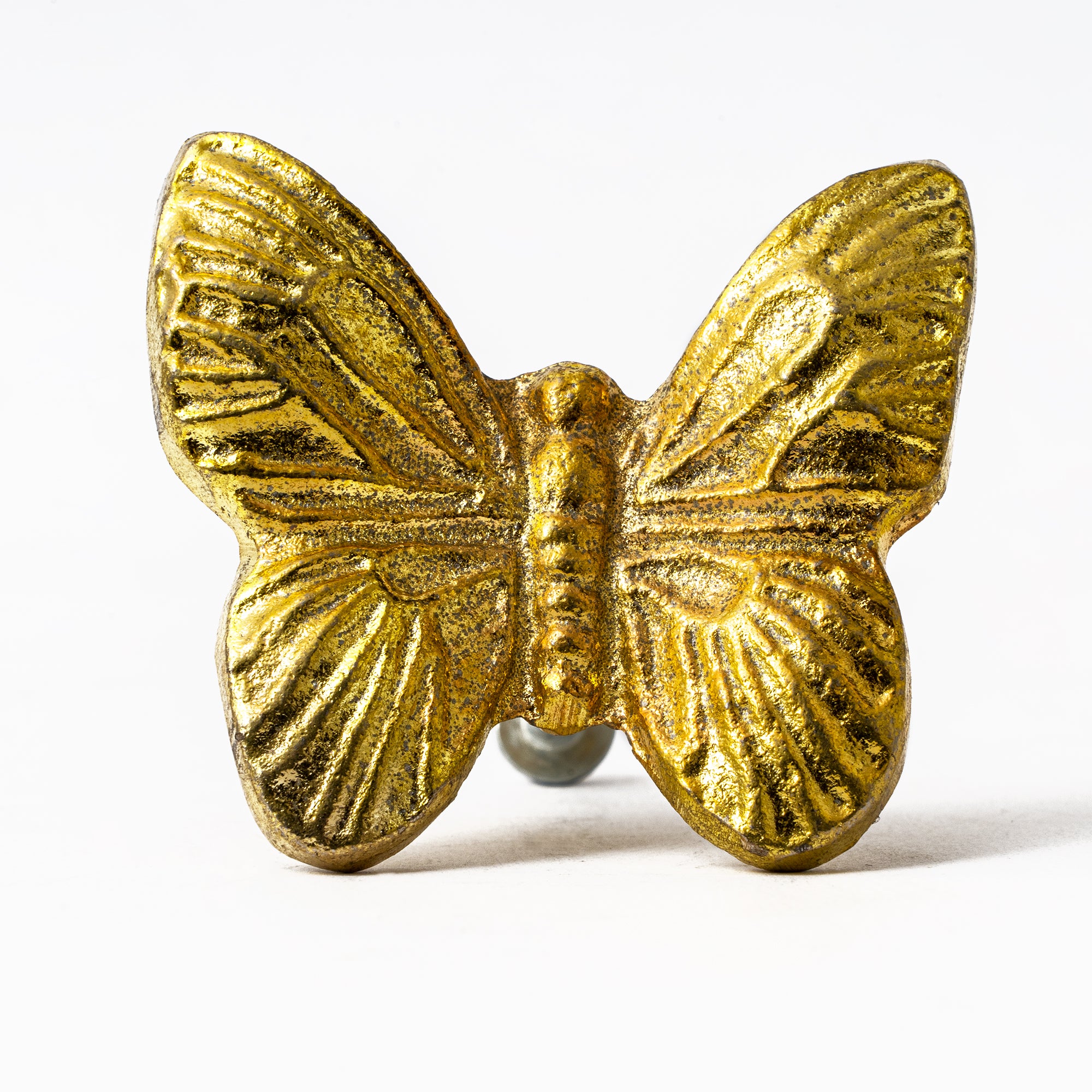 Golden Butterfly Metal Knob - Set Of 6 freeshipping - Decokrafts Store