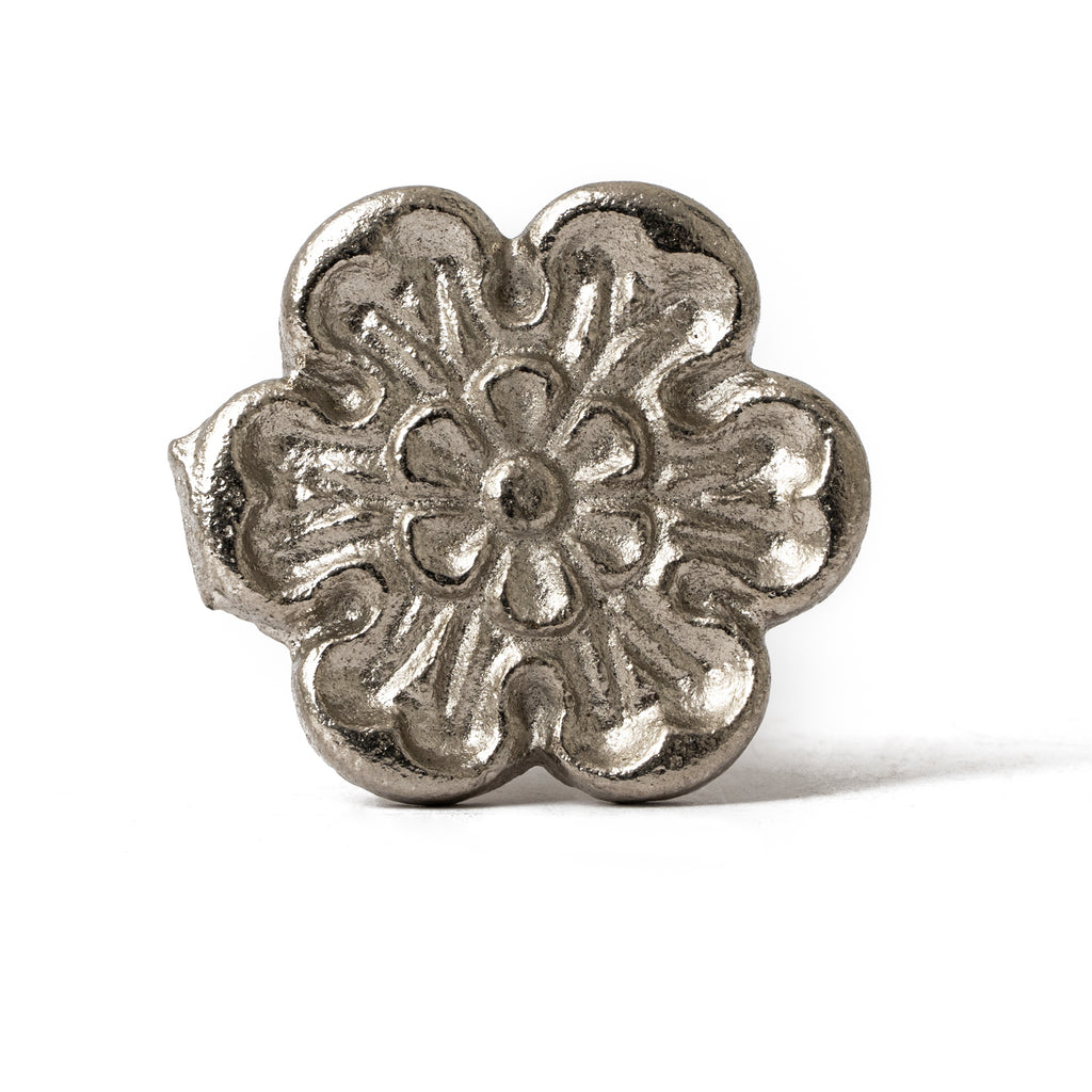 Silvesnos Flower Metal Knobs - Set Of 6 freeshipping - Decokrafts Store