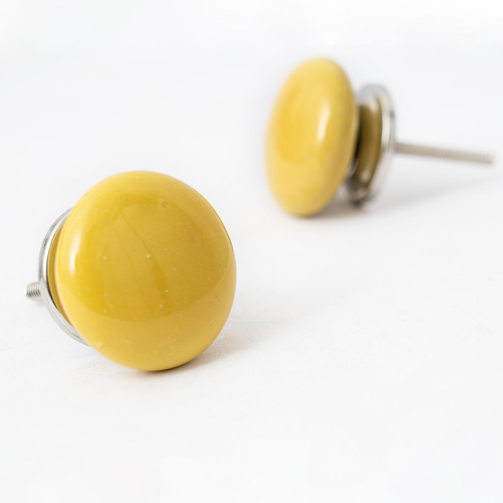 Yelodop Round Ceramic Knobs -  Set Of 6 freeshipping - Decokrafts Store