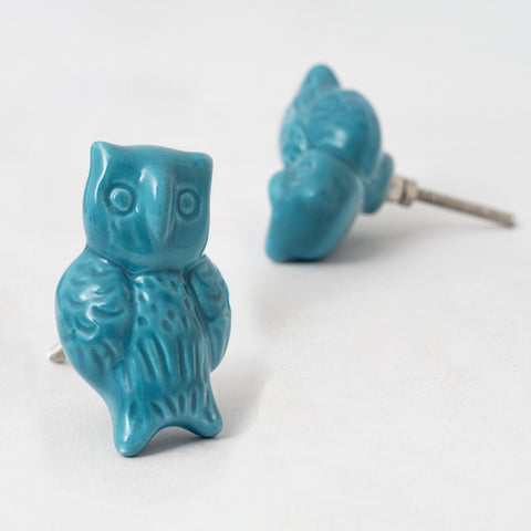 Kingowl Ceramic Knobs - Set Of 6 freeshipping - Decokrafts Store