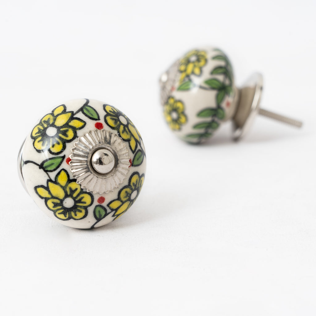 Acenleaf Round Ceramic Knobs - Set Of 6