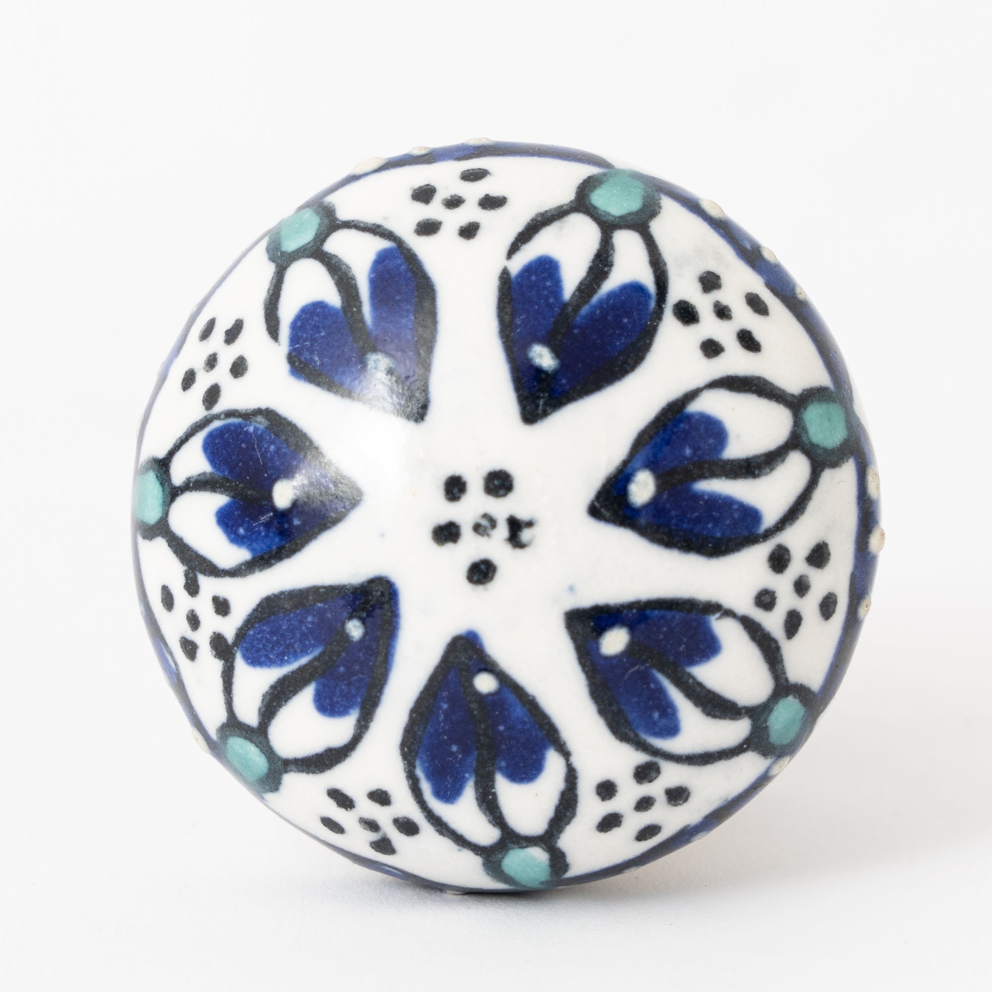 Pekileme Round Ceramic Knobs - Set Of 6