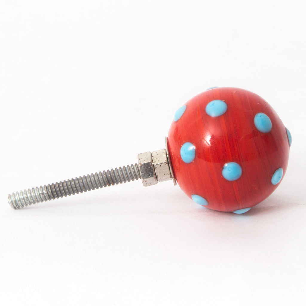 Cherry Dots Resin knob - Set Of 6