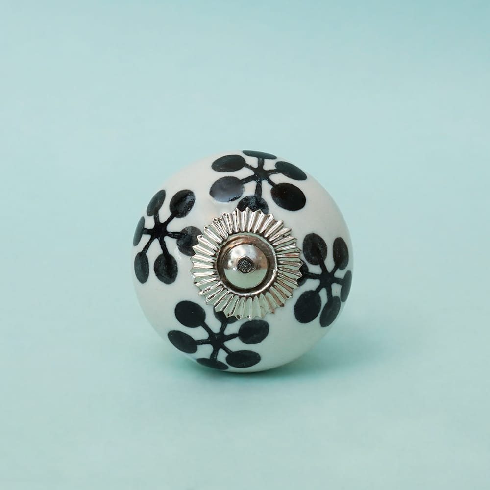 Connected Dots Ceramic Knob - Set Of 6 freeshipping - Decokrafts Store