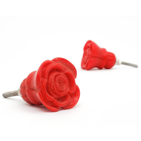 Rose Of Blood Resin Knob - Set Of 6 freeshipping - Decokrafts Store