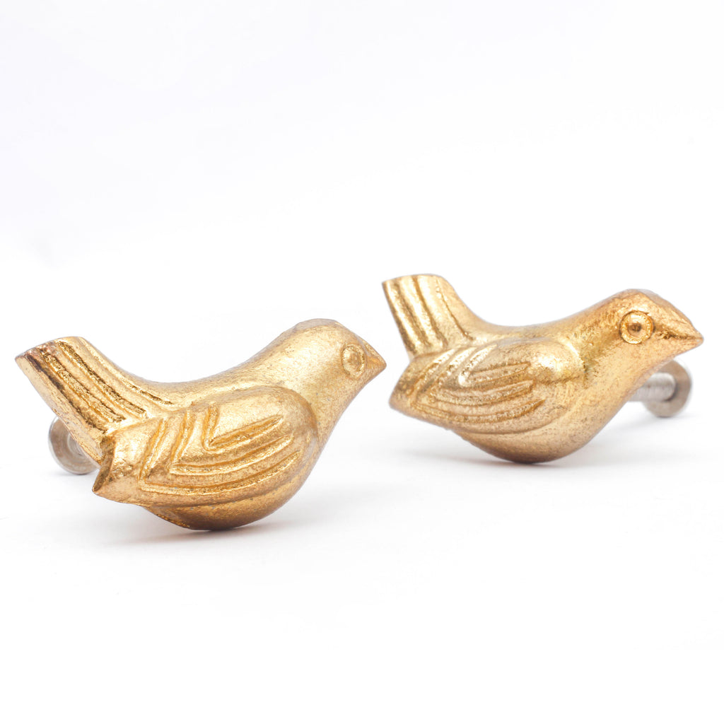 Golden Bird Metal Knob - Set Of 6 freeshipping - Decokrafts Store