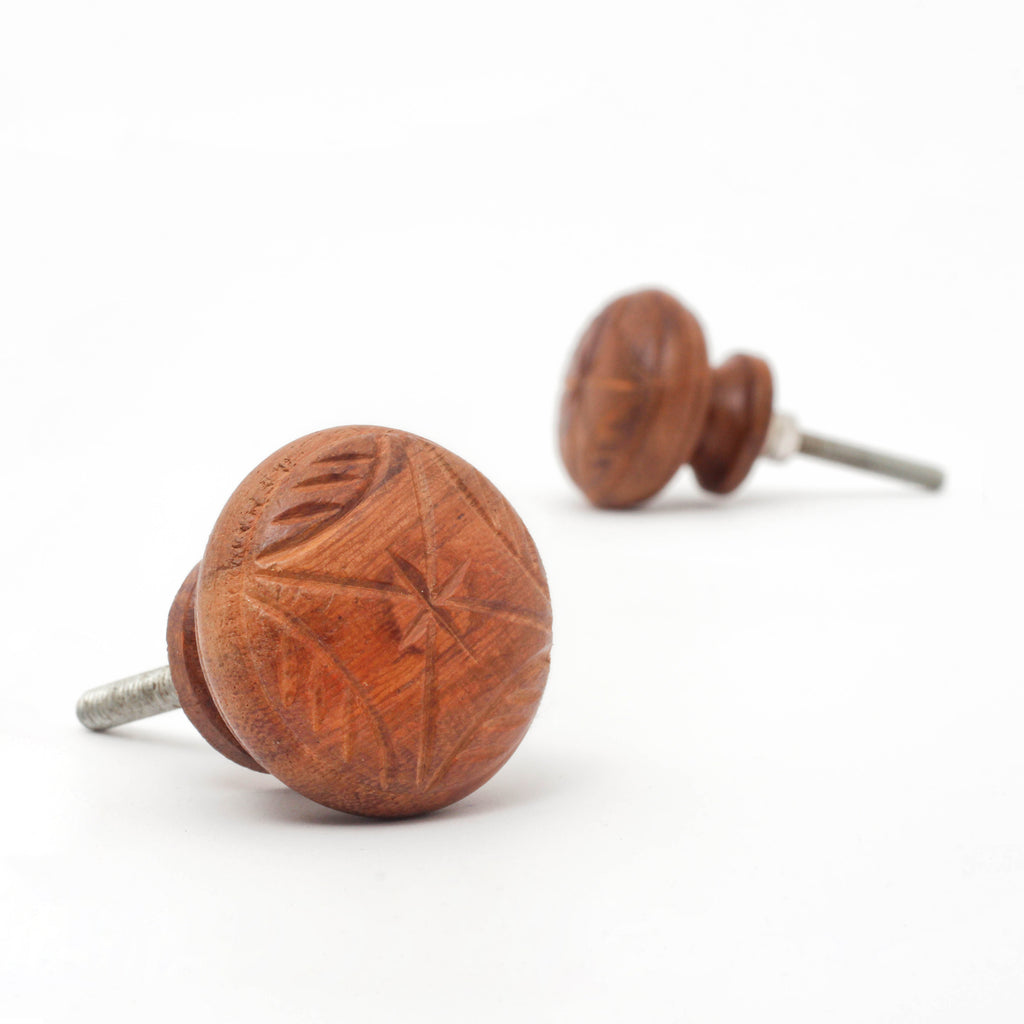 Engravedwood Wooden Knob - Set Of 6 freeshipping - Decokrafts Store