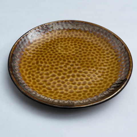 Decokrafts Spotty Yellow Dinner Plate