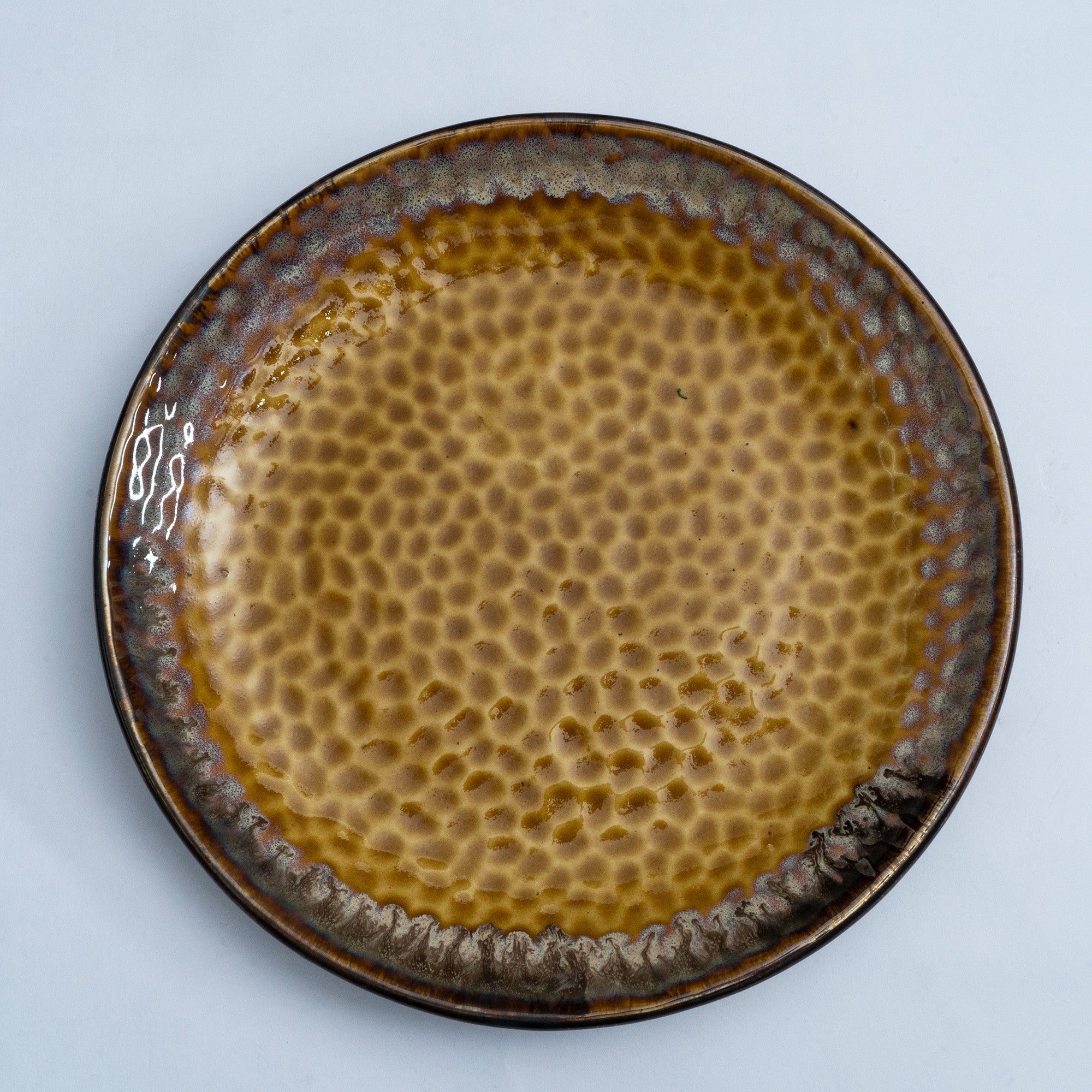 Decokrafts Spotty Yellow Dinner Plate