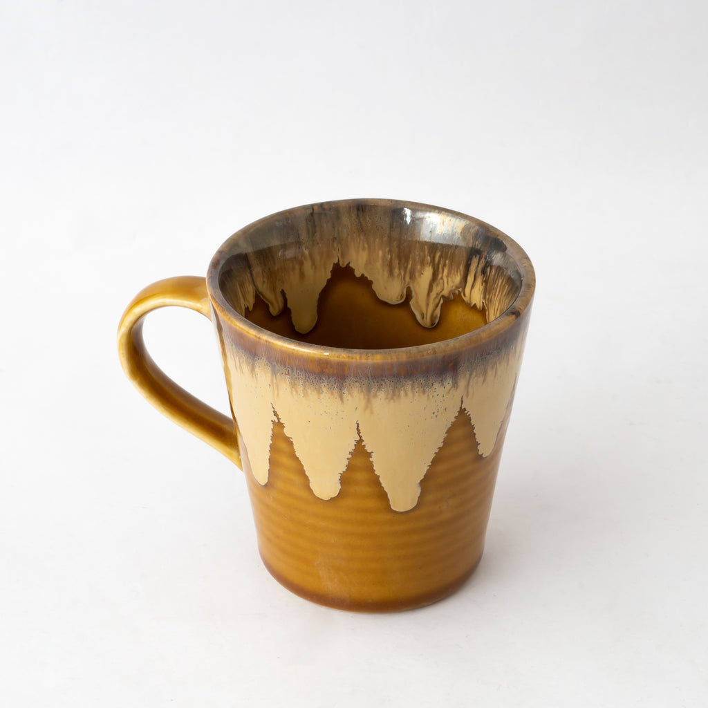 Decokrafts Glaze Brown Caramel Coffee Mugs