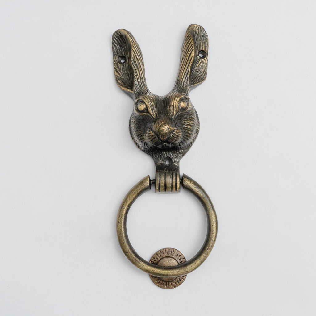 Wild Bunny Door Knocker