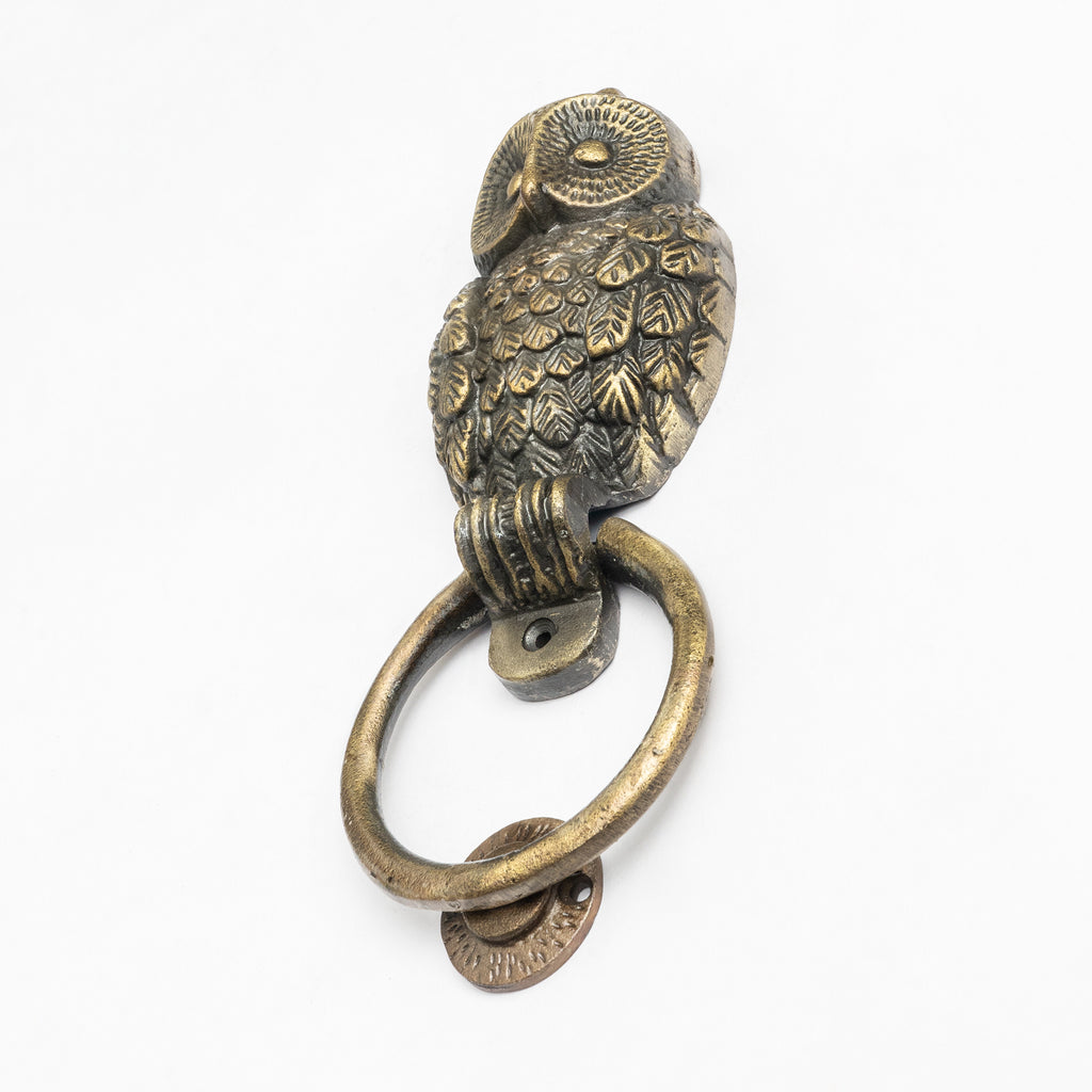 Antique Owl  Door Knocker