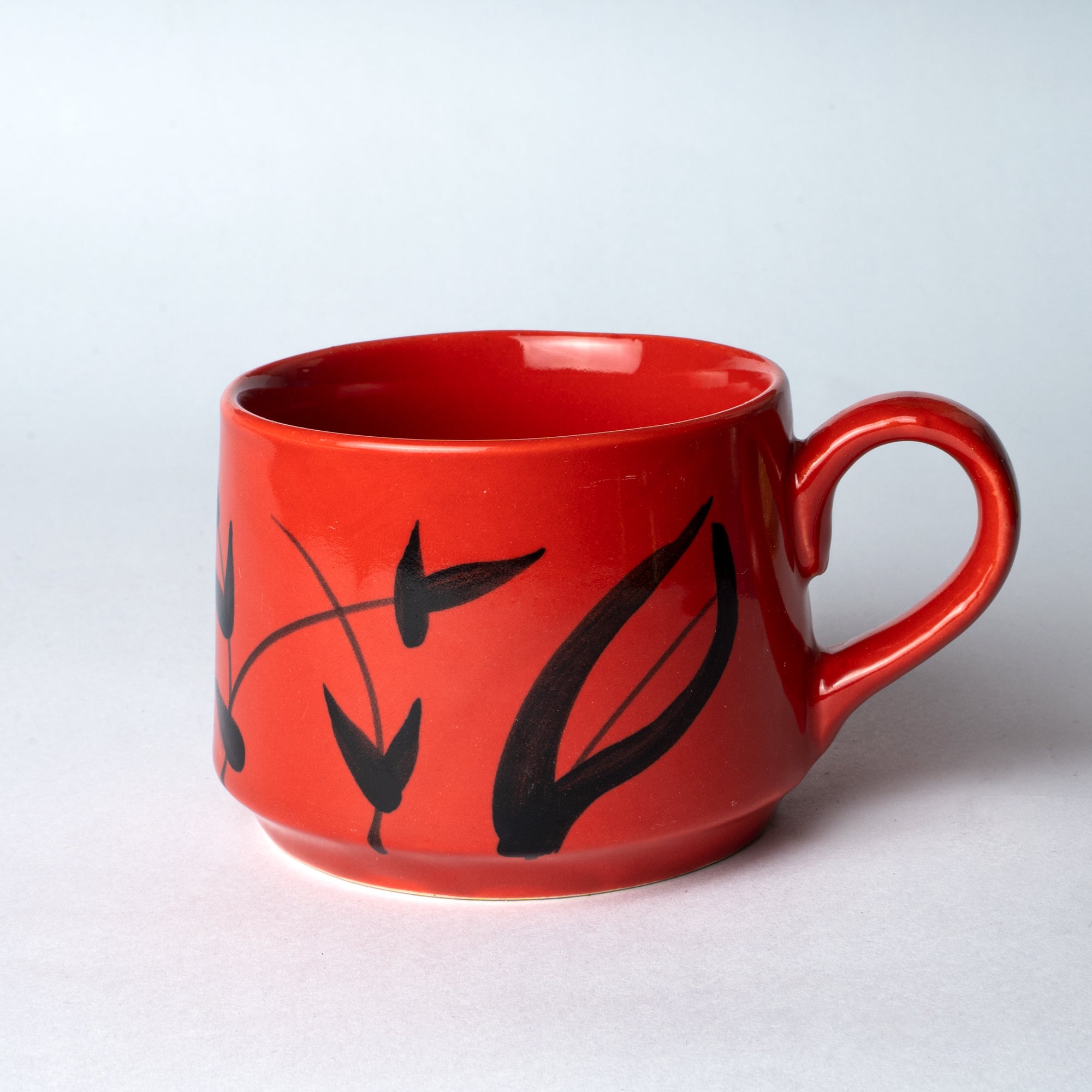 Decokrafts Red Oriental Tea Mugs