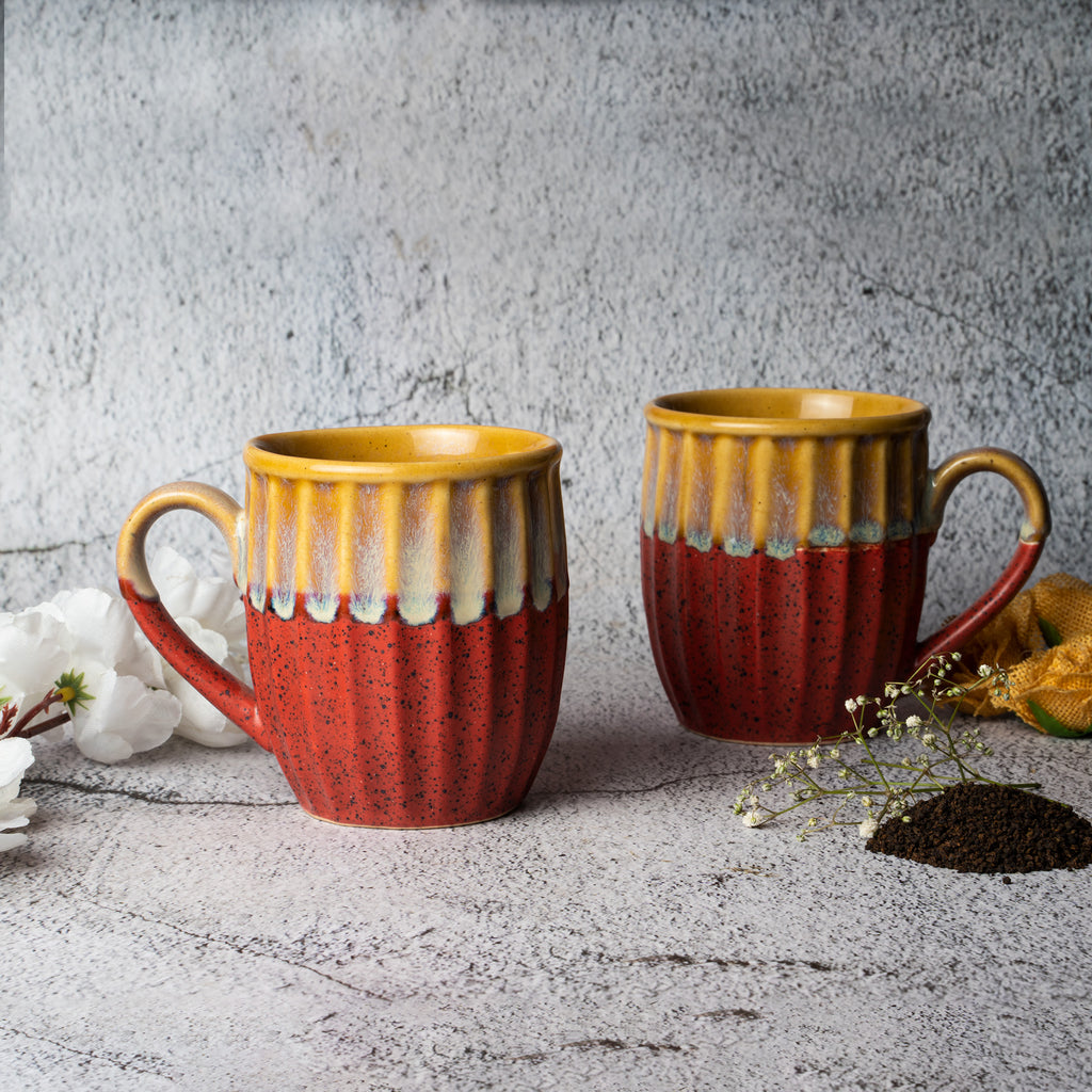 Decokrafts Earthy Ceramic Coffee Mugs