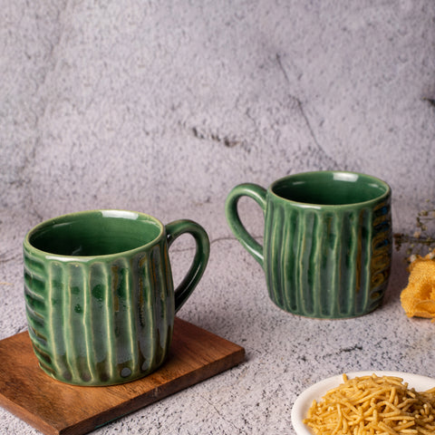 Decokrafts Macha Green Tea Mugs