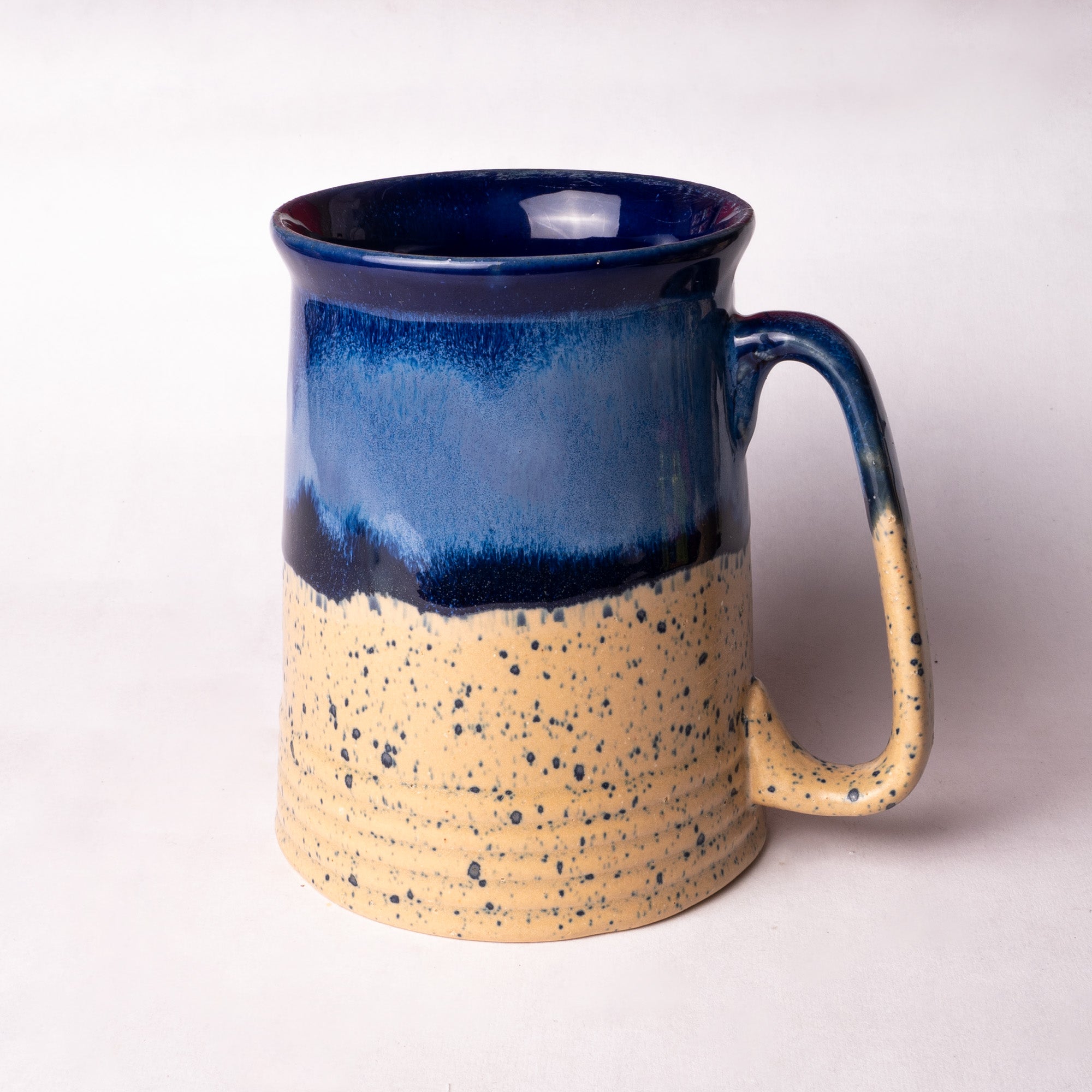 Decokrafts Blue Caramel Beer Mugs