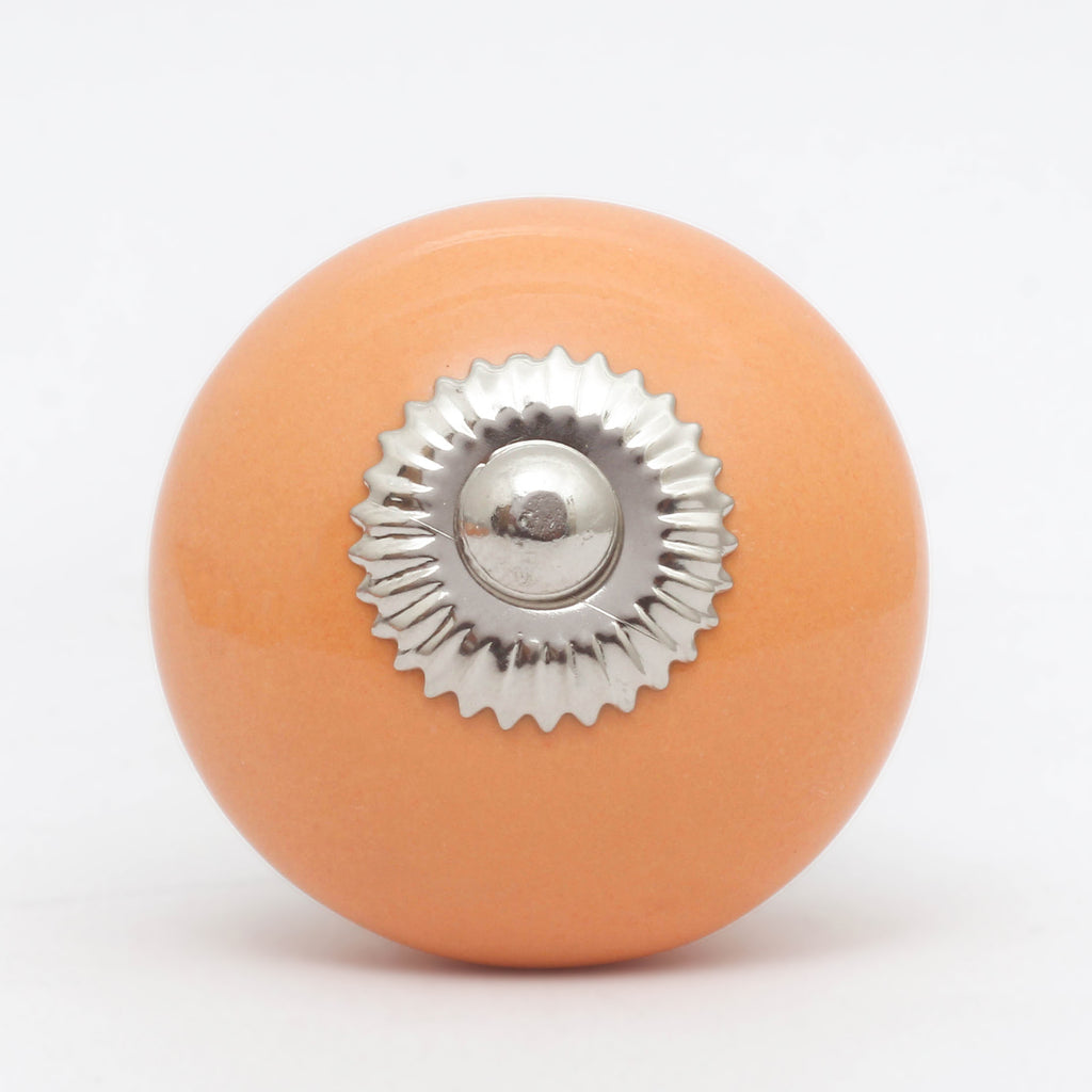 Orange Tomato Ceramic Knobs - Set Of 6 freeshipping - Decokrafts Store