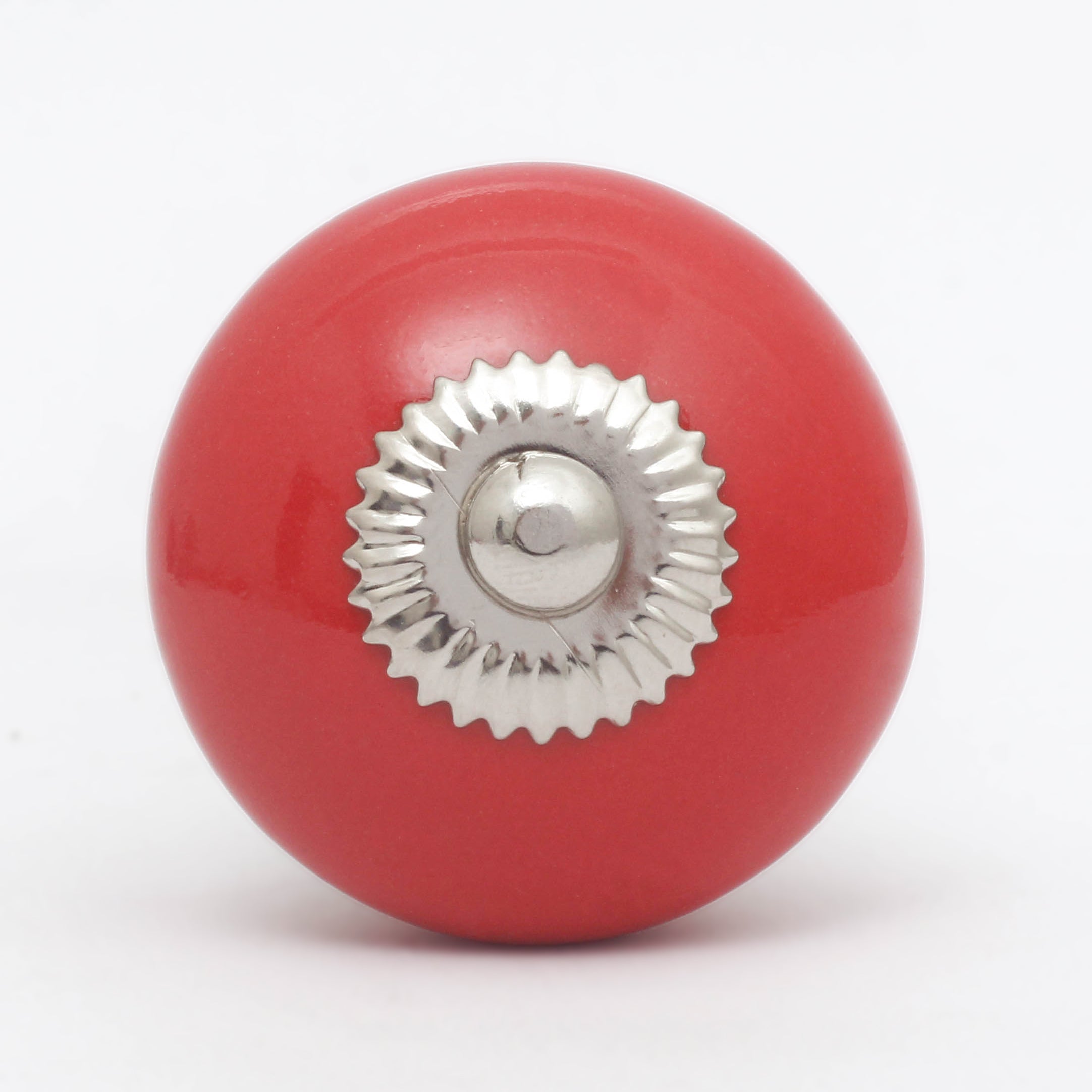 Red Tomato Ceramic Knobs - Set Of 6 freeshipping - Decokrafts Store