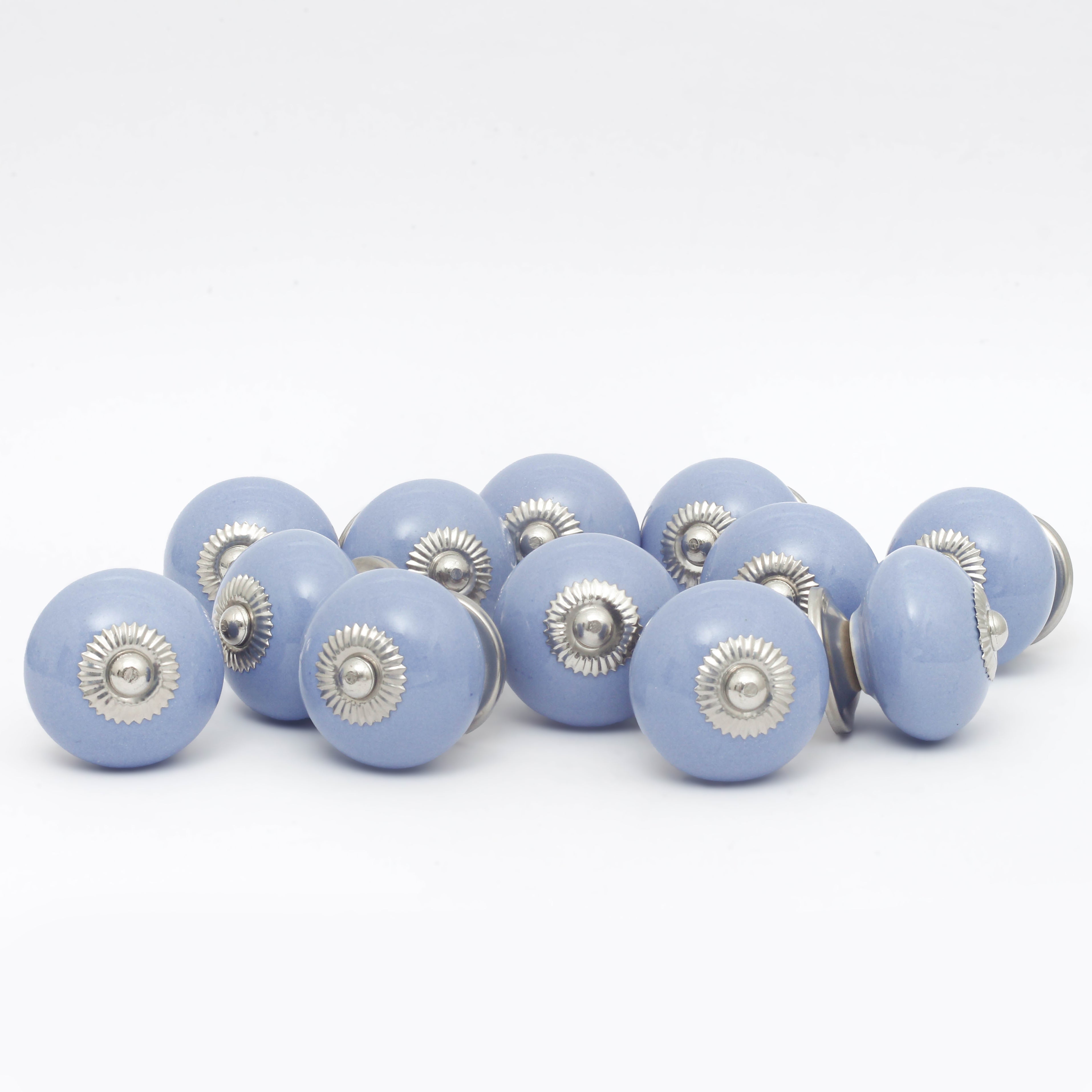 Blue Tomato Ceramic Knobs - Set Of 6 freeshipping - Decokrafts Store